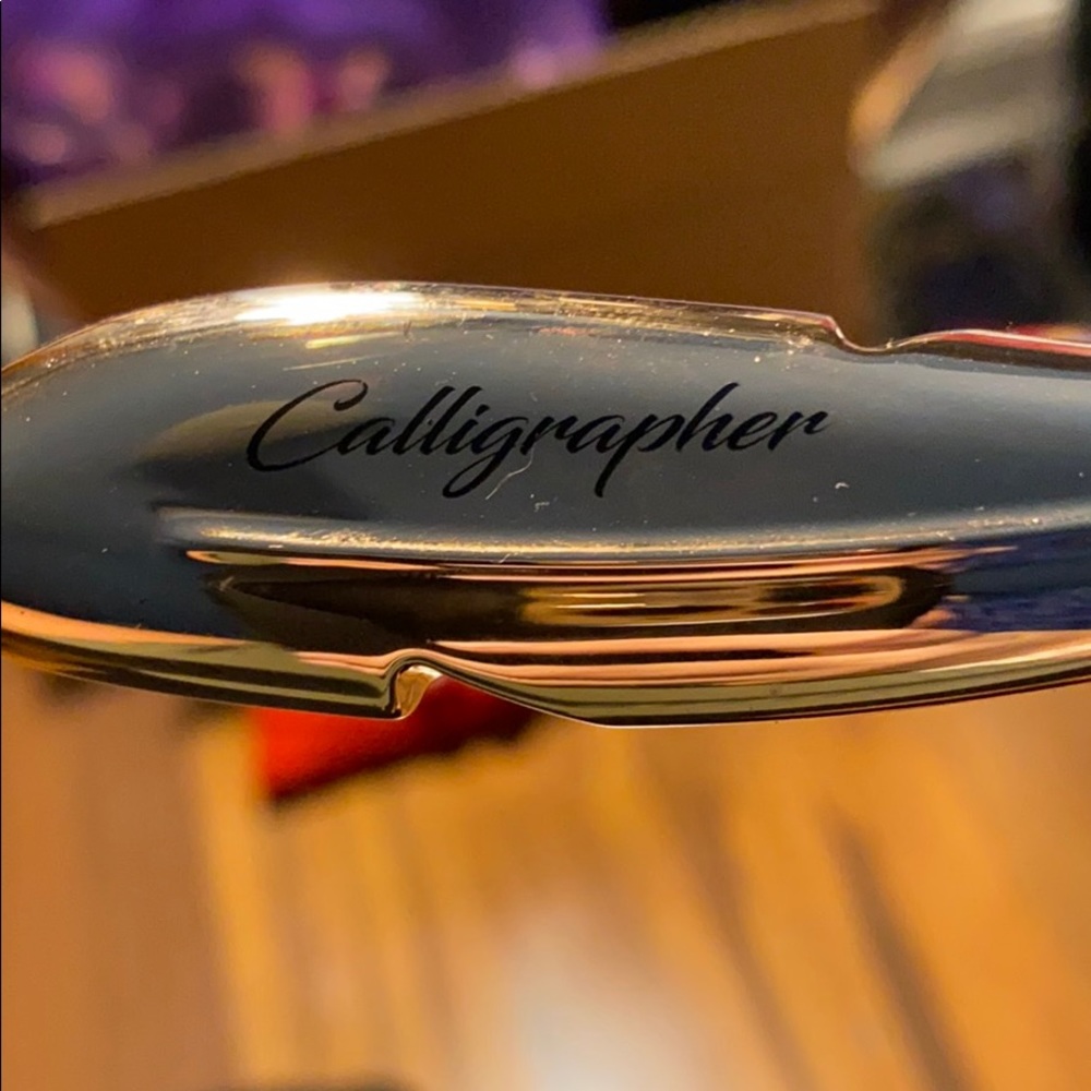 Calligraphy eyeliner!